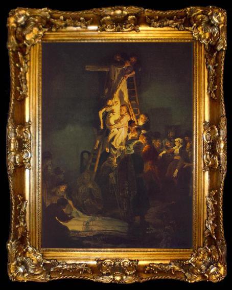 framed  REMBRANDT Harmenszoon van Rijn Descent from the Cross gh, ta009-2